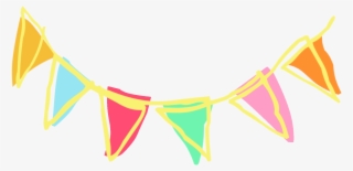 Fiesta Background Vector Png 3 Background Check All - Banderines De Fiesta Png #8753072