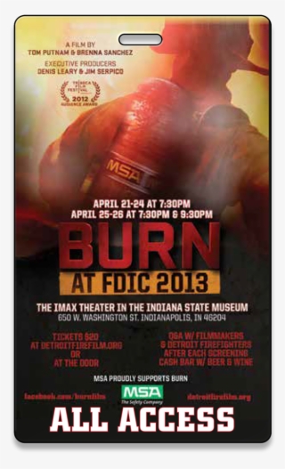 Burn-pass - Flyer #8753667