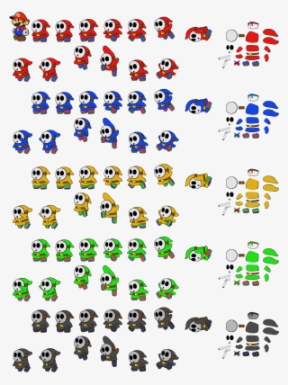 Click For Full Sized Image Shy Guy - Paper Mario 64 Shy Guys #8756033