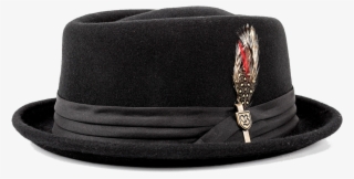 Stout Pork Pie Black/black - Brixton Pork Pie Hat #8756163