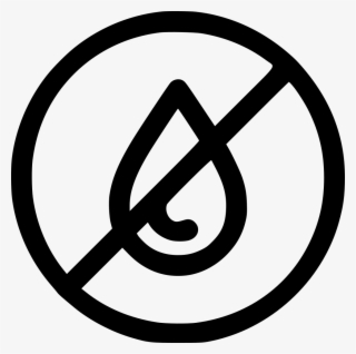 Drop Oil Fuel Water Warning Block Comments - Number 2 With Circle Around #8756201