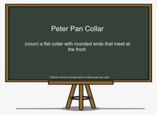 Peter Pan Collar - Chalkboard Clipart #8757221