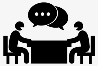 Talking Clip Black And White Difficult - Coworking #8757627