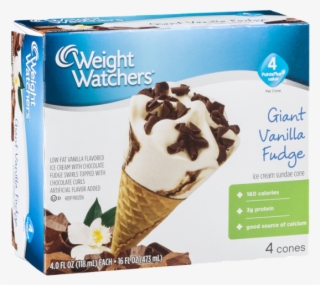 Weight Watchers Ice Cream Sundae Cone Giant Vanilla - Weight Watchers Ice Cream Cones #8757986