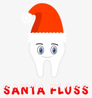 Funny Dentist Christmas Santa T-shirt With Tooth Wearing #8758149