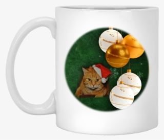 Cat Santa Hat - Mug #8758398