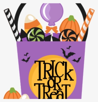 Trick Or Treat Clipart Halloween Candy Bag - Trick Or Treat Bag Clipart ...