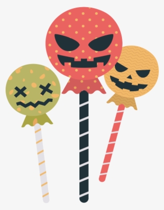 Mq Halloween Candy Lollipop Lollipops - Illustration #8759329
