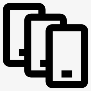 Clip Art Black And White Download Mehrere Smartphones #8760993