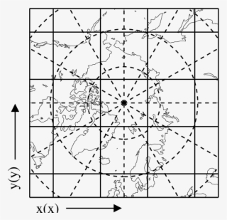For Grid Axes Based On A Map Projection, Two-dimensional - Diagram #8761688