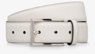 Elongated Buckle Belt St James Leather Belt White Church's - Belt #8762452