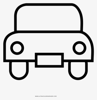 Car Coloring Page - Png Desenhos De Carros #8762823
