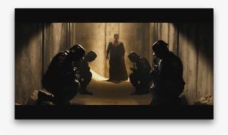 Batman, In His Armed Tech Suit, Stands On A Rain-drenched - Superman Evil Batman Vs Superman #8763142