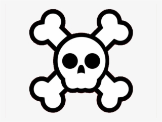 Clip Art Transprent Png - Cute Skull And Crossbones #8765331