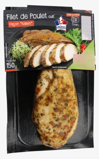 Cooked Chicken Fillet Italian Style - Naan #8765371