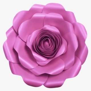 Fancy Pink Rose Transparent Image - Artificial Flower #8765812