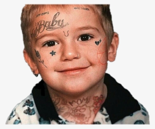 Sticker Lil Peep Enfant Tatouages Tatoo - Tous Les Tatouages De Lil Peep #8766489
