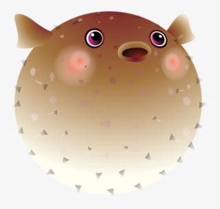 Puffer Fish Clipart Png #8766607