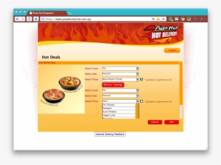 The Pizza - Pizza Hut Order System #8766796