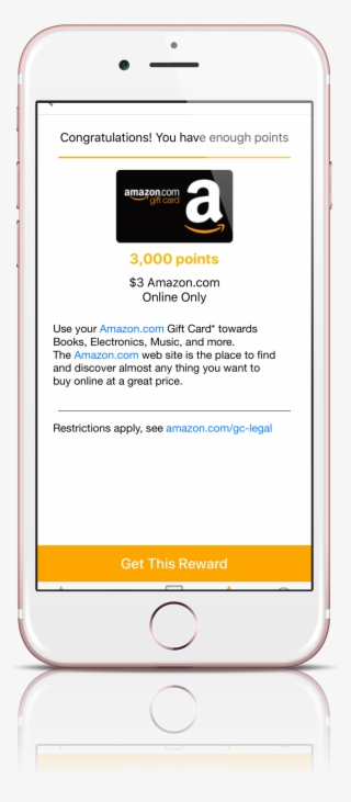It Only Takes 3,000 Points To Cash Out For A Free $3 - Amazon.com, Inc. #8767040
