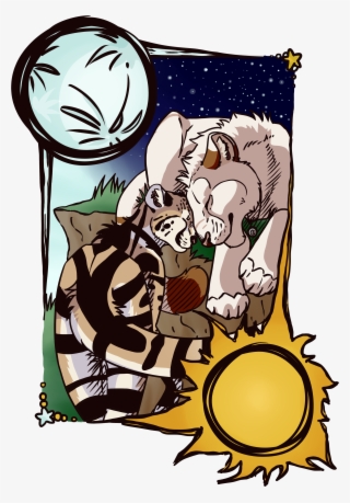 Sun And Moon - Cartoon #8767288