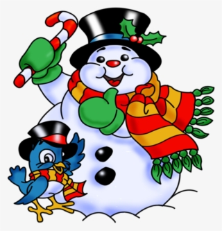 Transparent Bird Snowman Png #8769004