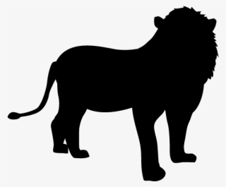 Lion - Silhouette - Animals Illustration - ライオン フリー 素材 イラスト #8770338