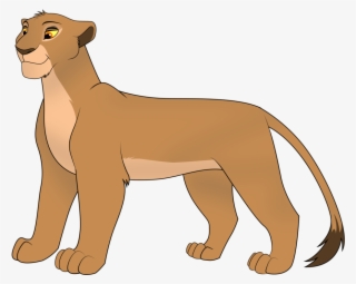 Lioness Clipart Nala Simba - Female Lion Lioness Cartoon #8771167