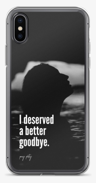 Better Goodbye Iphone Mockup Case On Phone Iphone X - Iphone #8771563