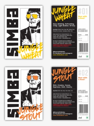 Save To Collection - Simba Beer Graphics #8771634