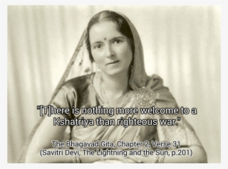 Posted On October 30, 2017 Categories Hinduism, Inspiration, - Savitri Devi #8772001