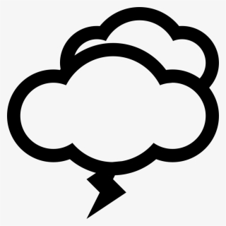 Png File Svg - Cloud Flash Icon #8773324