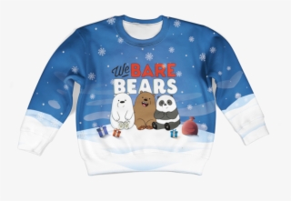 3d We Bare Bears Full Print Hoodie T Shirt - Sweater #8773567