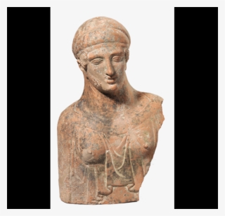 Female Protome-bust - Bronze Sculpture #8773646