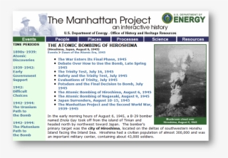 The Manhattan Project - Hiroshima Bomb #8774285