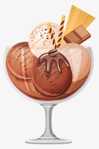 Download Ice Cream Clipart Png Photo - Chocolate Ice Cream Vector Png #8774546