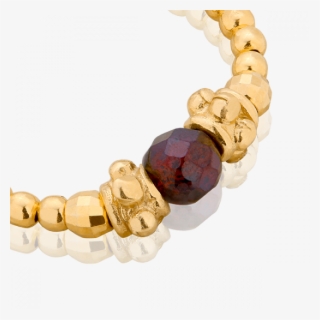 Ring With Garnet - Bead #8775383