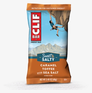 Caramel Toffee With Sea Salt Flavor - Clif Bar Coconut Chocolate Almond Fudge #8778014