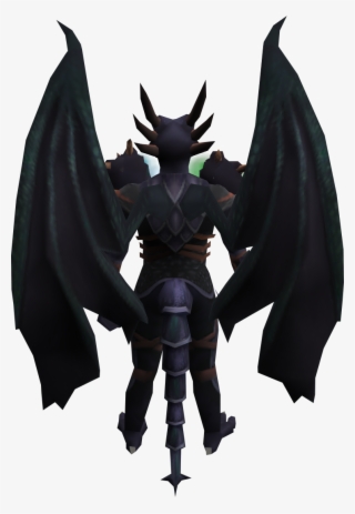 Dragon Wings Png - Runescape Attuned King Black Dragon Outfit #8781172