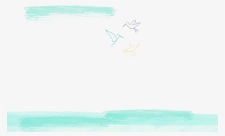 Brush Stroke Background With Birds #8781210