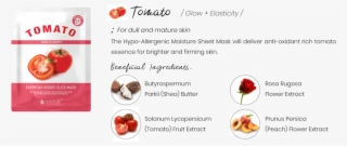Everyday Veggie Slice Sheet Mask - Cherry Tomatoes #8782149