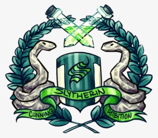 Slytherin Png Hd Quality - Hogwarts House Crest Art #8782249