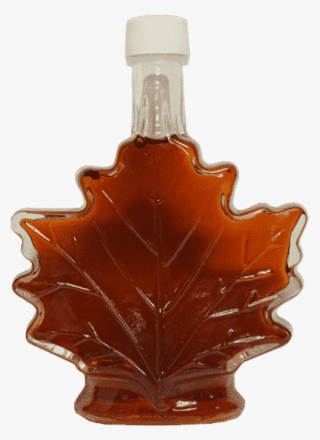 Hillegas Sugar Camp Glass Maple Leaf Syrup - Glass Bottle #8782457