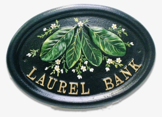 Laurel Leaves House Sign - Tea Plant #8782505