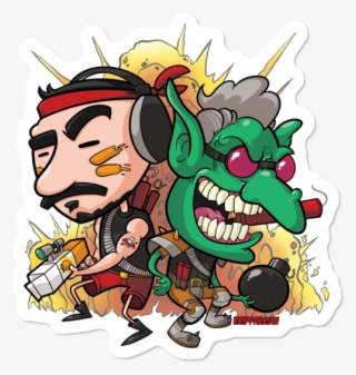 Bombarrian Explosion - Cartoon #8782562