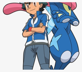 Pokemon Clipart Greninja - Ash And Ash Greninja #8783285