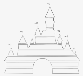 Disney Castle Outline - Line Art #8785147