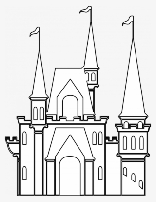 Medium Size Of How To Draw An Easy Disney Castle A - Black And White Clip Art Castles #8785304