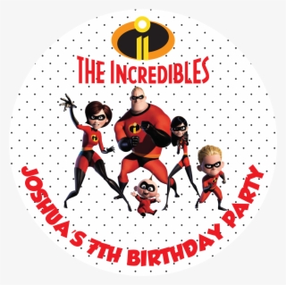 Incredibles Party Box Stickers - Incredibles #8785829