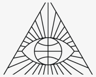 Drawn Illuminati Triangle - Triangle With Eye #8786082